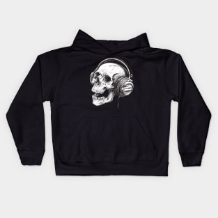 Headphones Skull Kids Hoodie